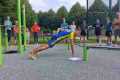 Einweisung in den Outdoorparcours