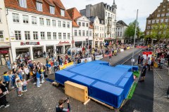 Stabhochsprung Südermarkt Flensburg